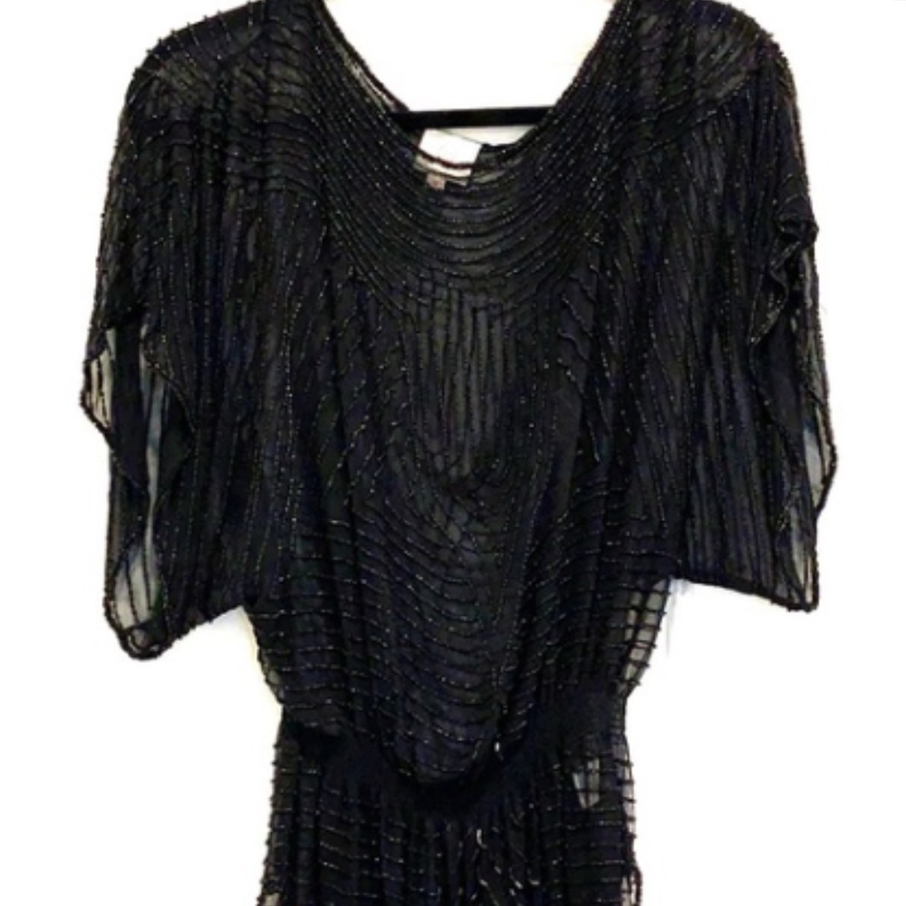 Parker Beaded Dolman Sleeve Tunic/Top